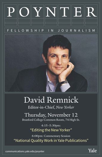 David Remnick Yale 11/12/2015